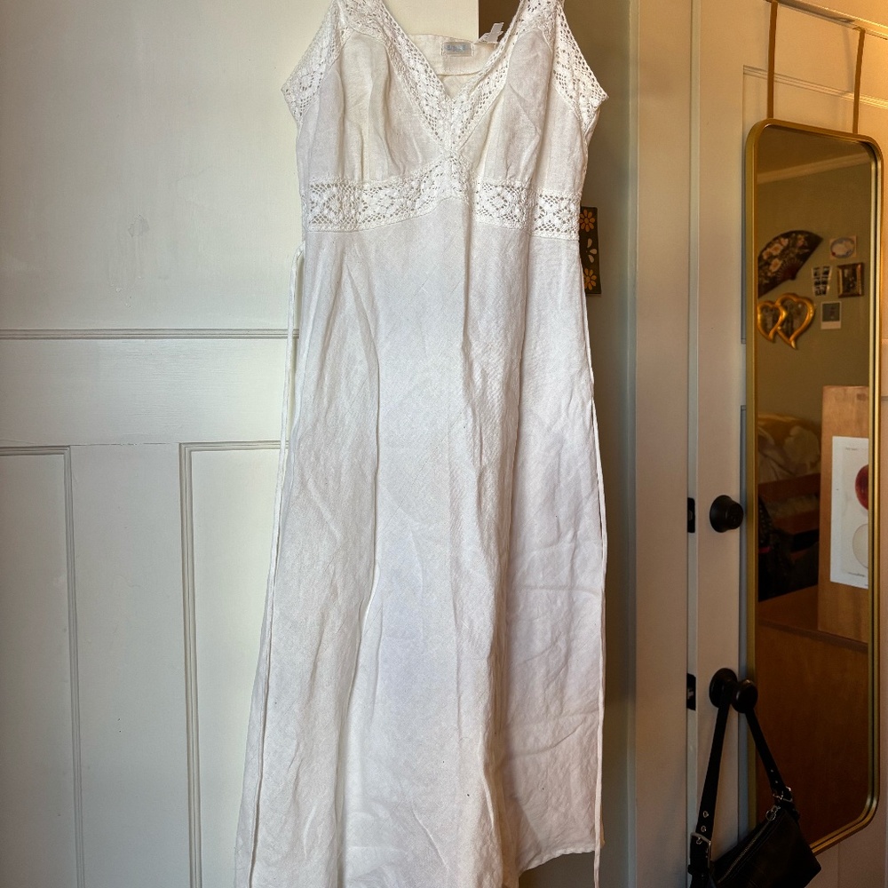 Linen Midi Dress
